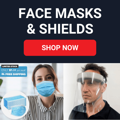 face masks banner